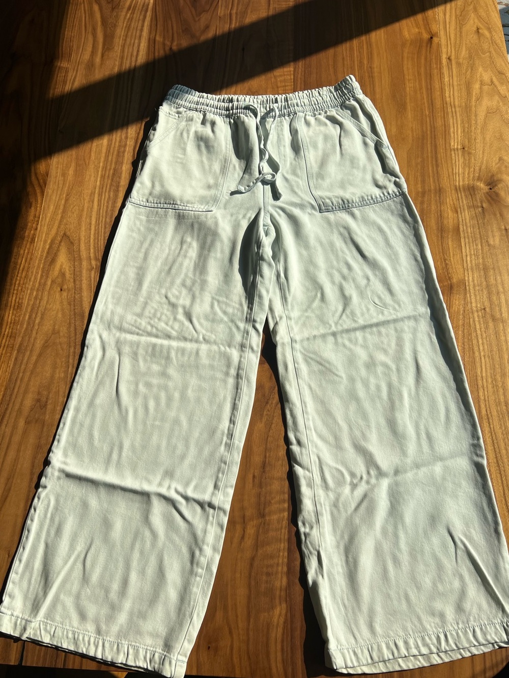 Thread & Supply Pale Sage Elastic Waist Casual Pants